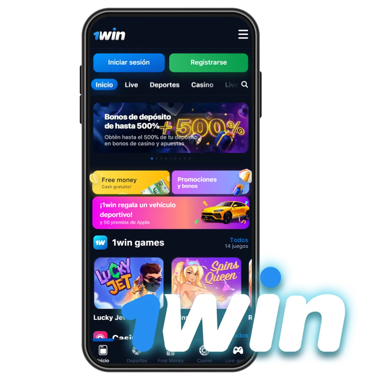 1Win Mobile View